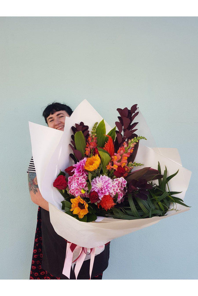 The Wow For those wanting to make a statement, let us work our magic and create you a BIG bunch with our favourite fresh blooms of the day.,- Lyall Bay Florist , Florist Kilbirnie , Florist Wellington